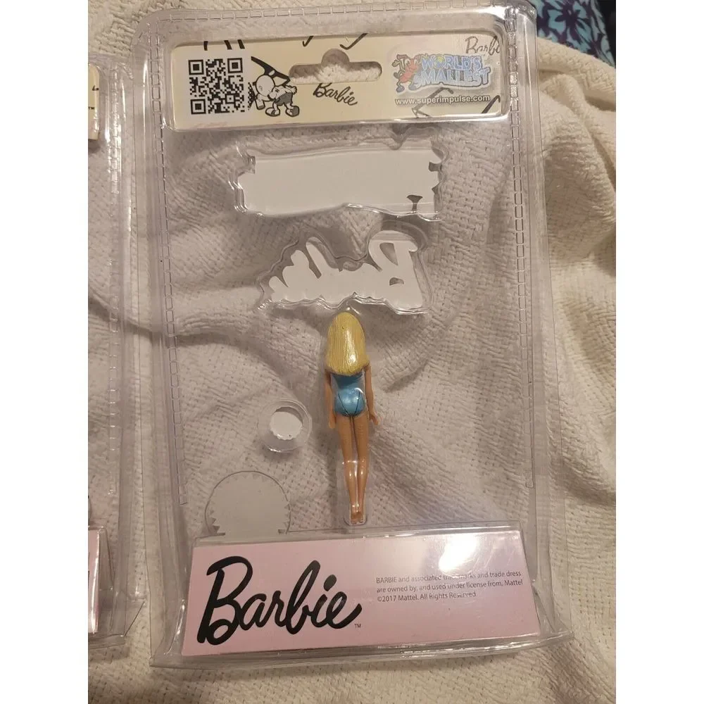 Worlds Smallest Barbie Set of‎ 2- 1959 and 1971 - Item #517- 2017 Brand New